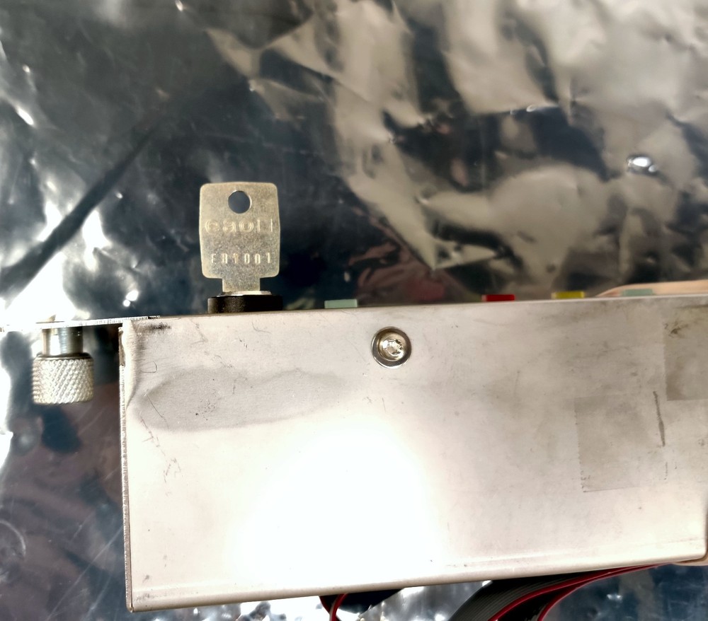 Bruker Microflex MALDI TOF MS Control Panel Switch Assembly w Key Tested