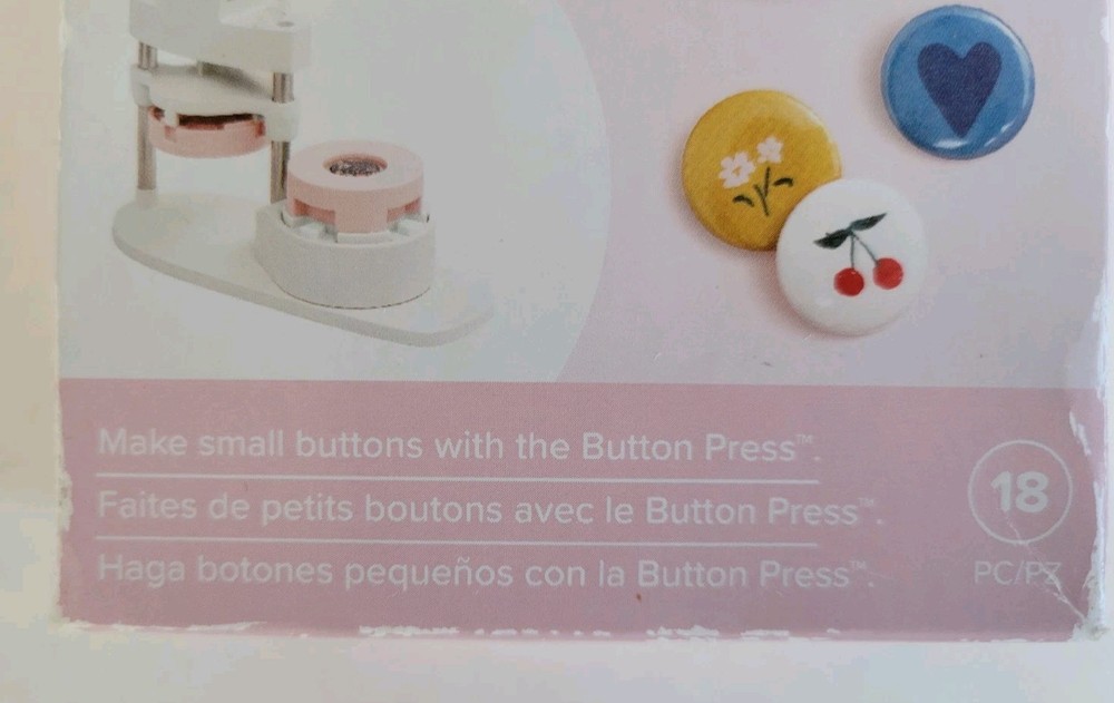 We R Memory Keepers Button Press Inserts-Small (25mm)