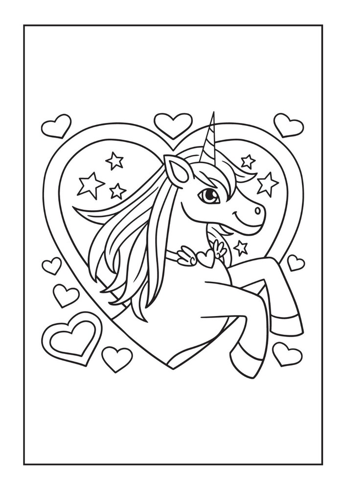 Unicorn Fun Activity Coloring Book eLearning INSTANT DIGITAL DOWNLOAD
