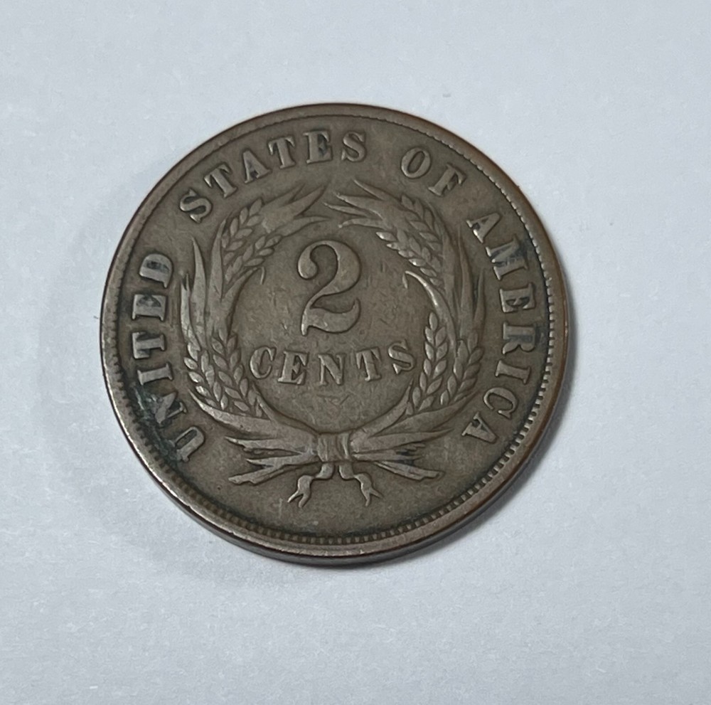 1867 2C (#19506) VF Weak "WE"