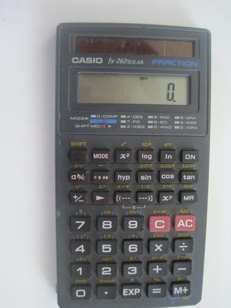 Casio FX - 260 Solar Calculator