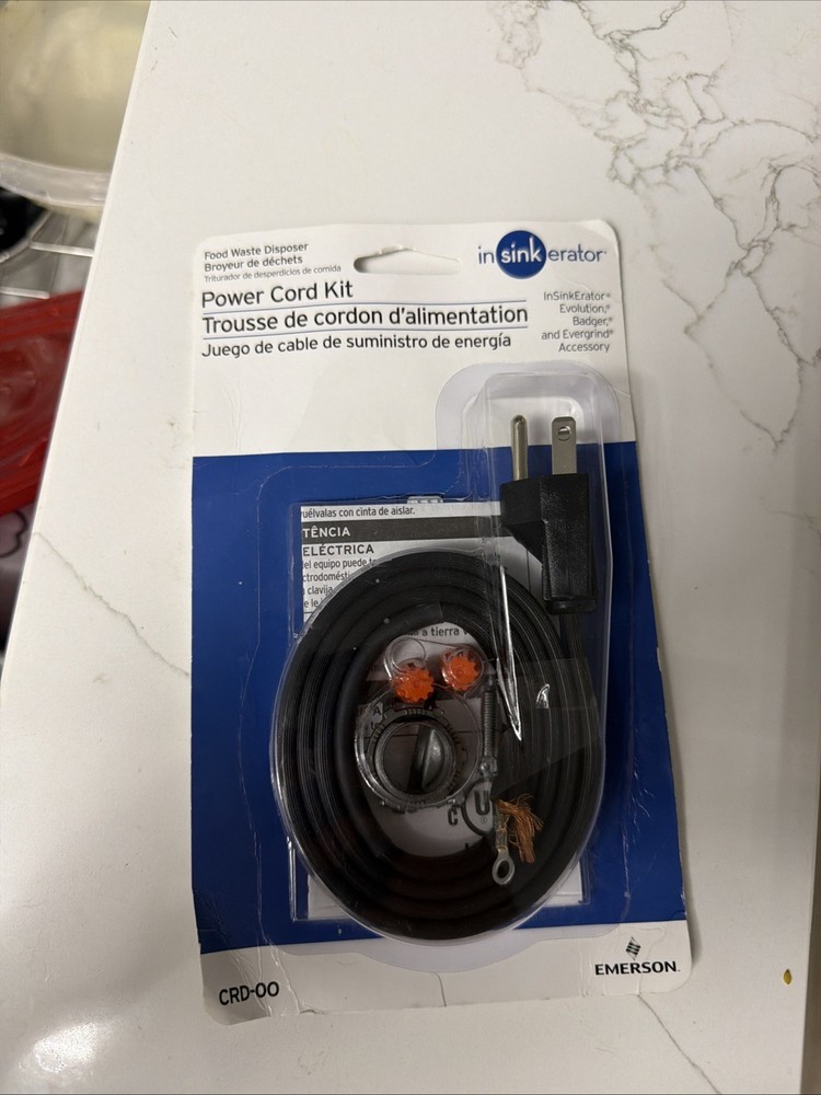 InSinkErator Garbage Disposal Power Cord Kit CRD-00 Install Badger Evolution