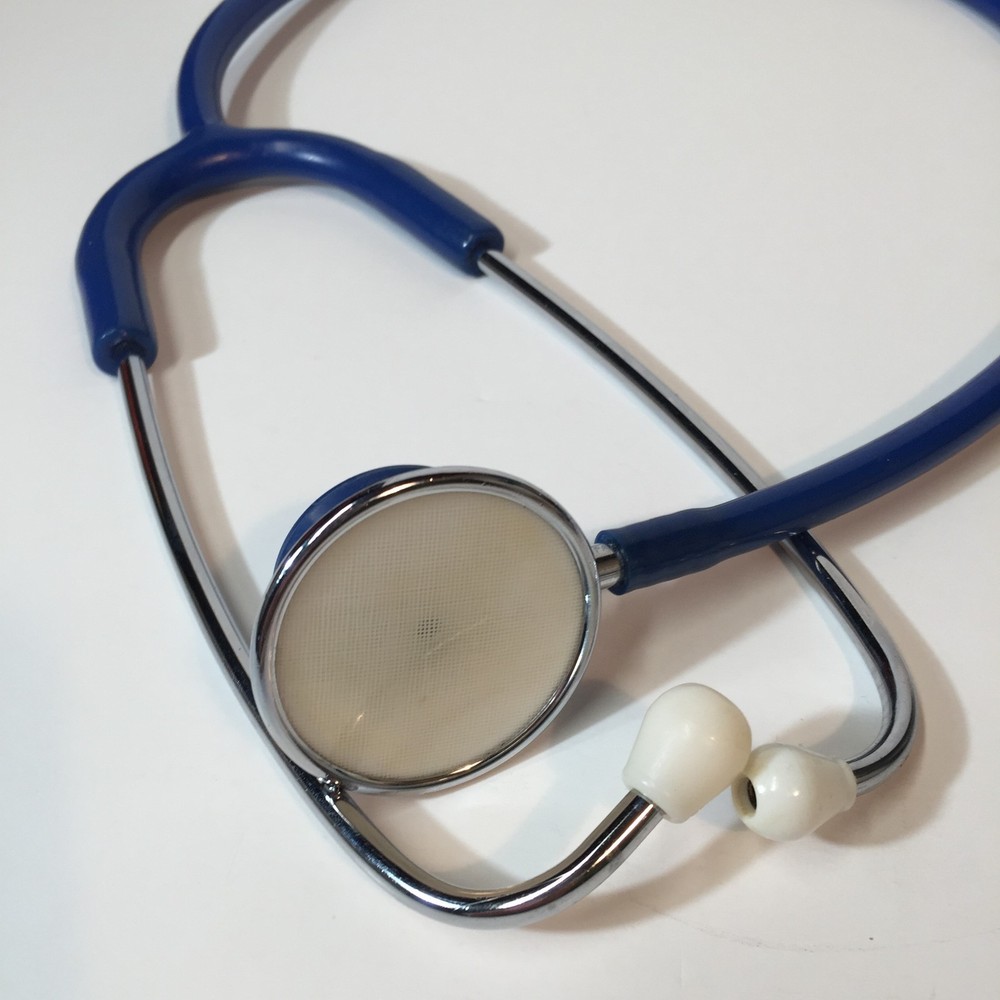 Stethoscopes -(1) ADC, (1) Unmarked- Blue 30" Excellent Condition