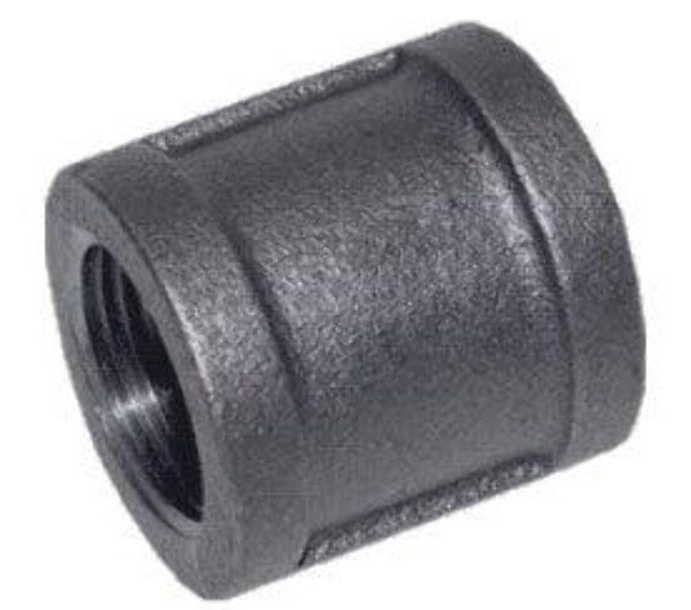 BLACK MALLEABLE IRON COUPLING, UL/FM Listed
