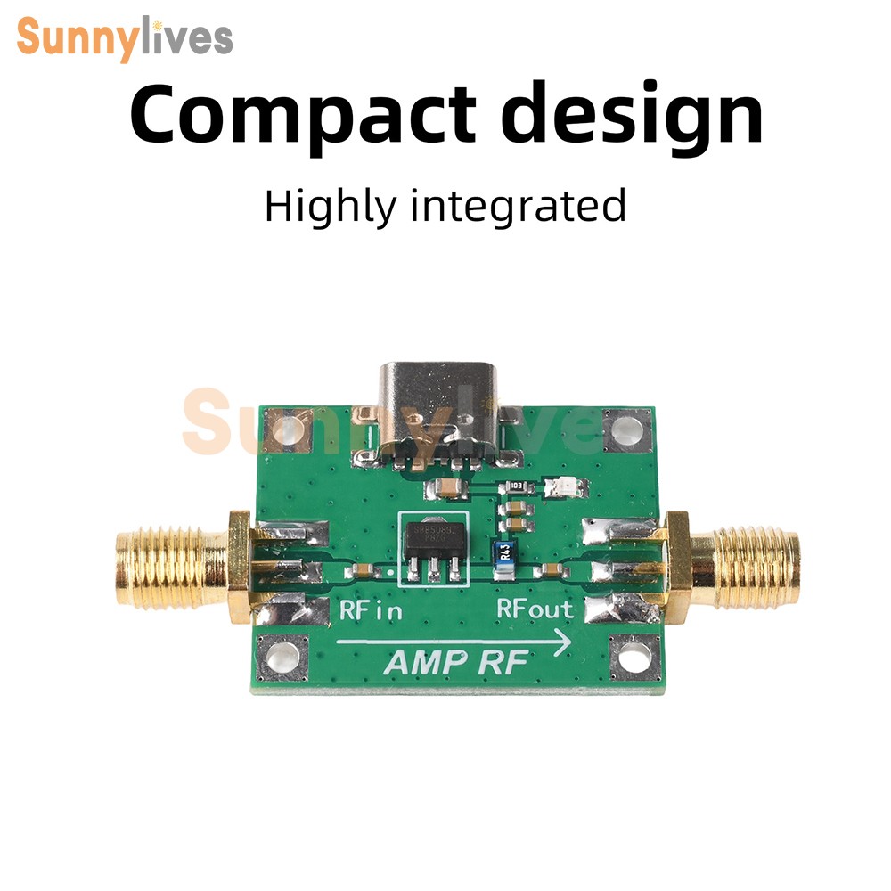 SBB5089 20dB Gain RF Module 5MHz–6GHz RF Power Amplifier RF Preamplifier Module