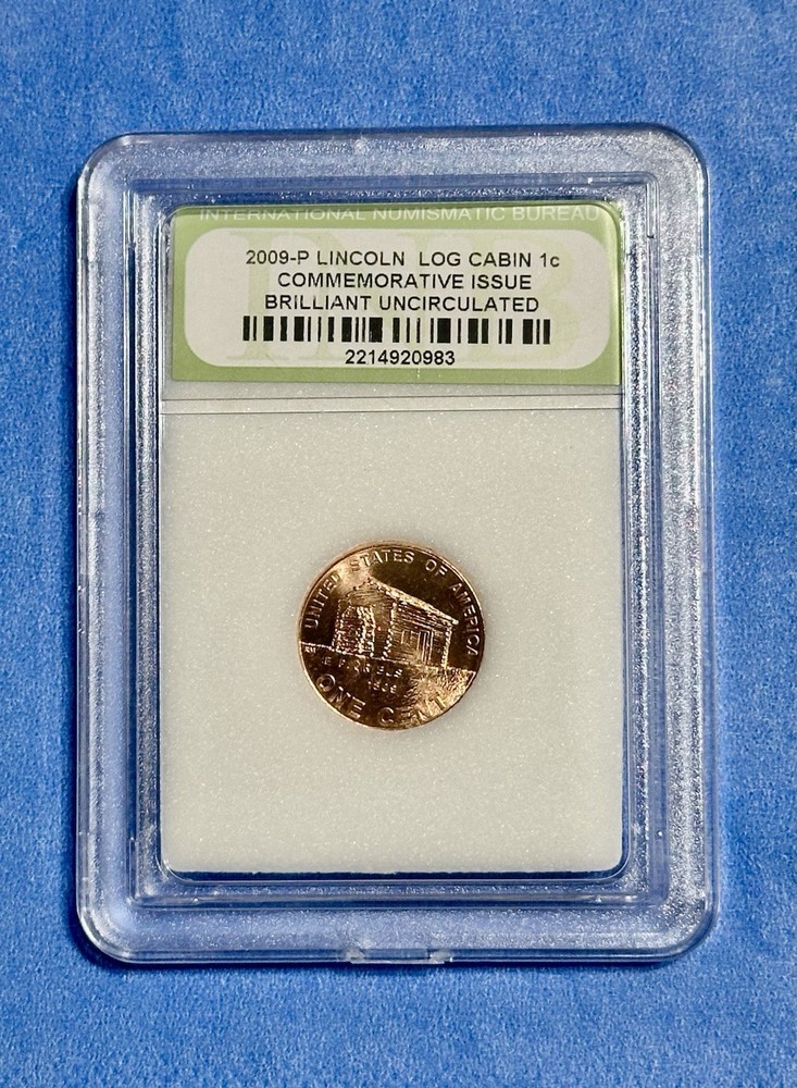 Lincoln 2009-P Log Cabin 1c Commemorative Issue