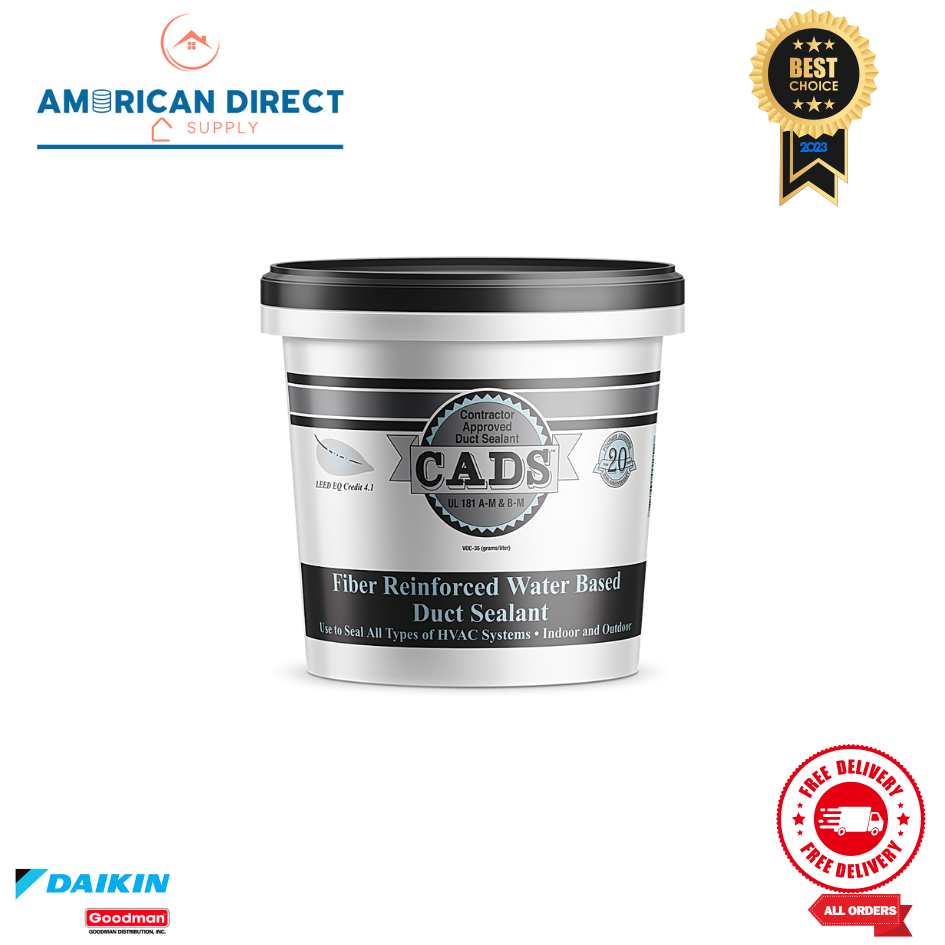 CADS DUCT SEALANT MASTIC BLACK + BRUSH