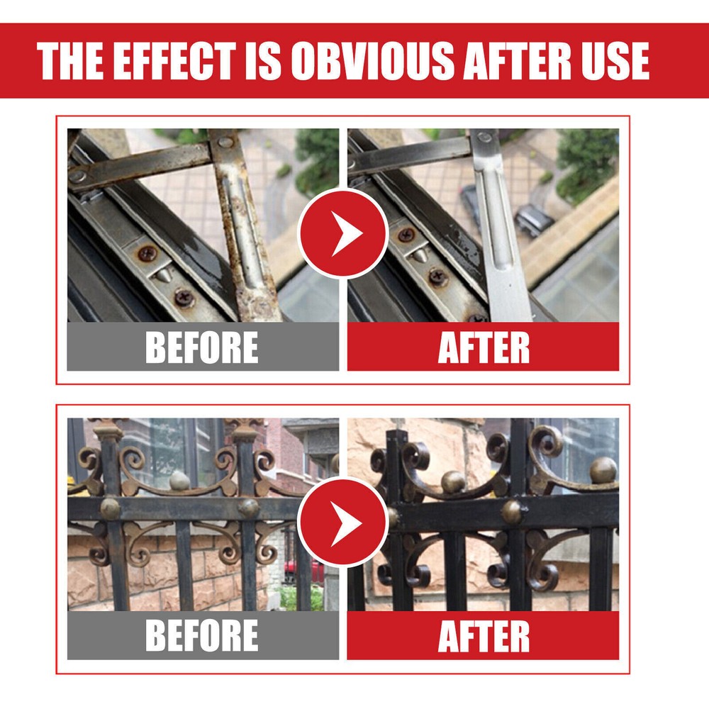 5Pack Car Anti-Rust Chassis Rust Converter Water-Based Metal Surface Rust Remove