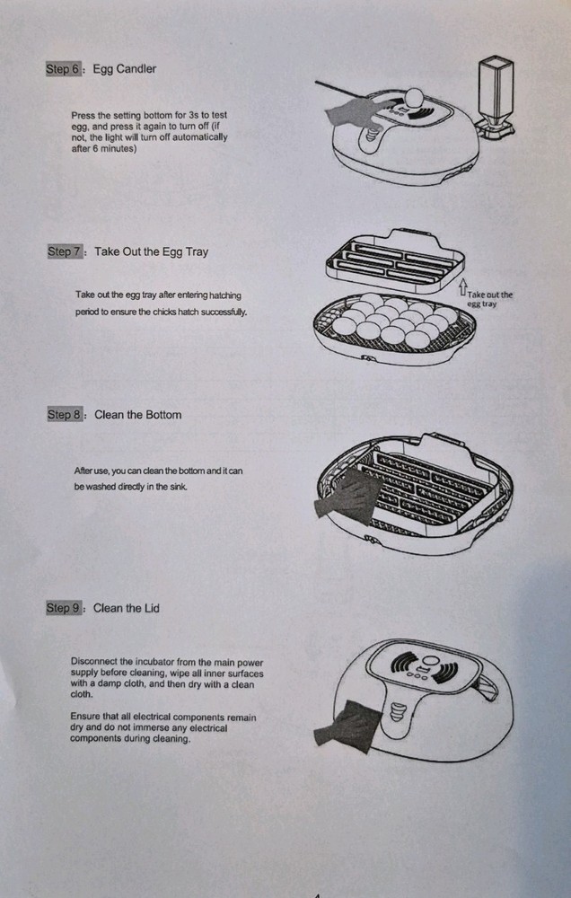 16-Eggs Digital Incubator , New Open Box.