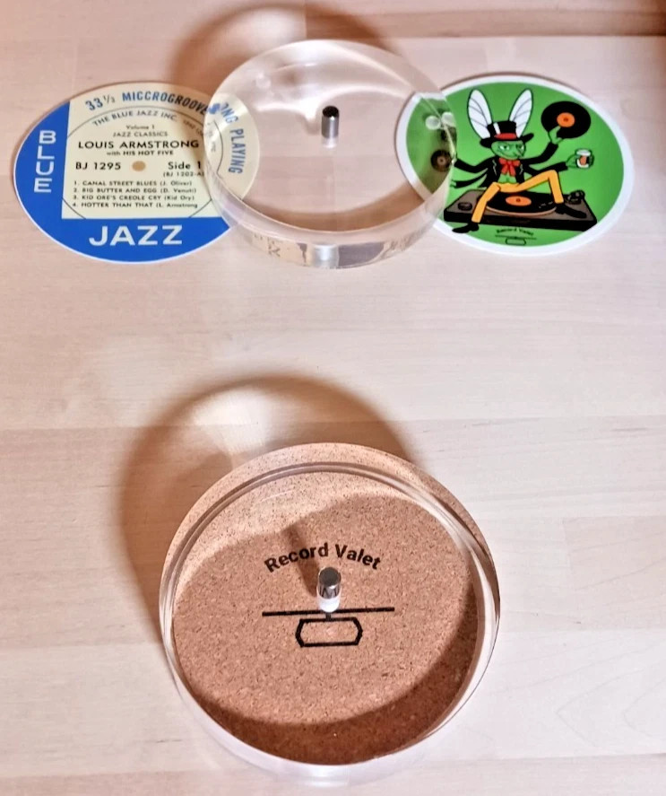 Record Holder - Transit Platter - Record Valet -Solid Acrylic
