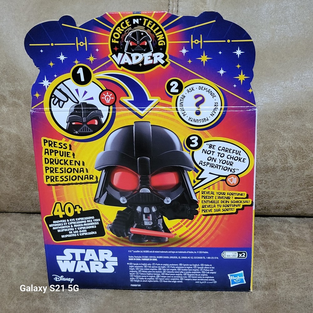 Star Wars FORCE N TELLING VADER Disney Fortune Telling Darth Vader