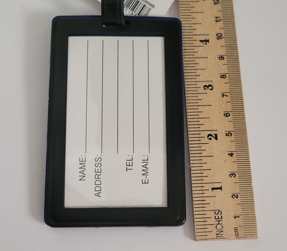 Blue Luggage Tag NWT