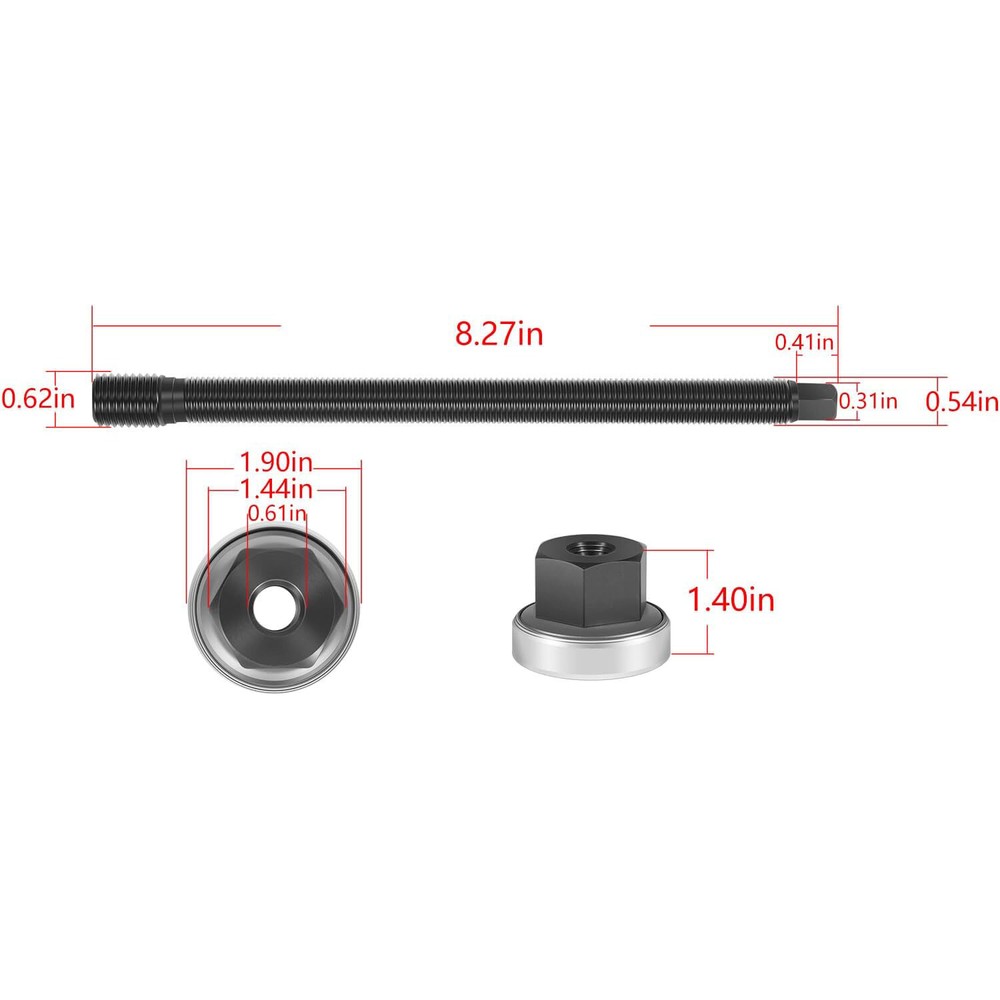 Harmonic Balancer Puller Installer Kit For GM Gen III/IV LS Gen V LT V8 Engine