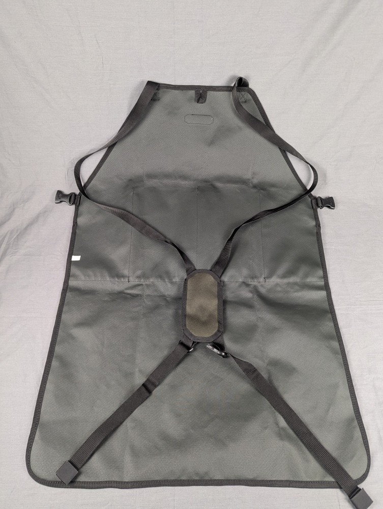 Duluth Trading Co Work Apron Olive Green Heavy Duty Canvas Tool Pockets