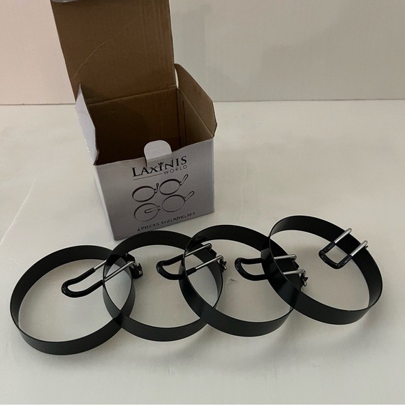 Laxinis World 4 Pieces Egg Ring Set