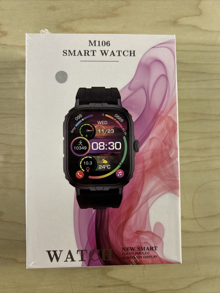 Smart Watch M106 Super Amoled