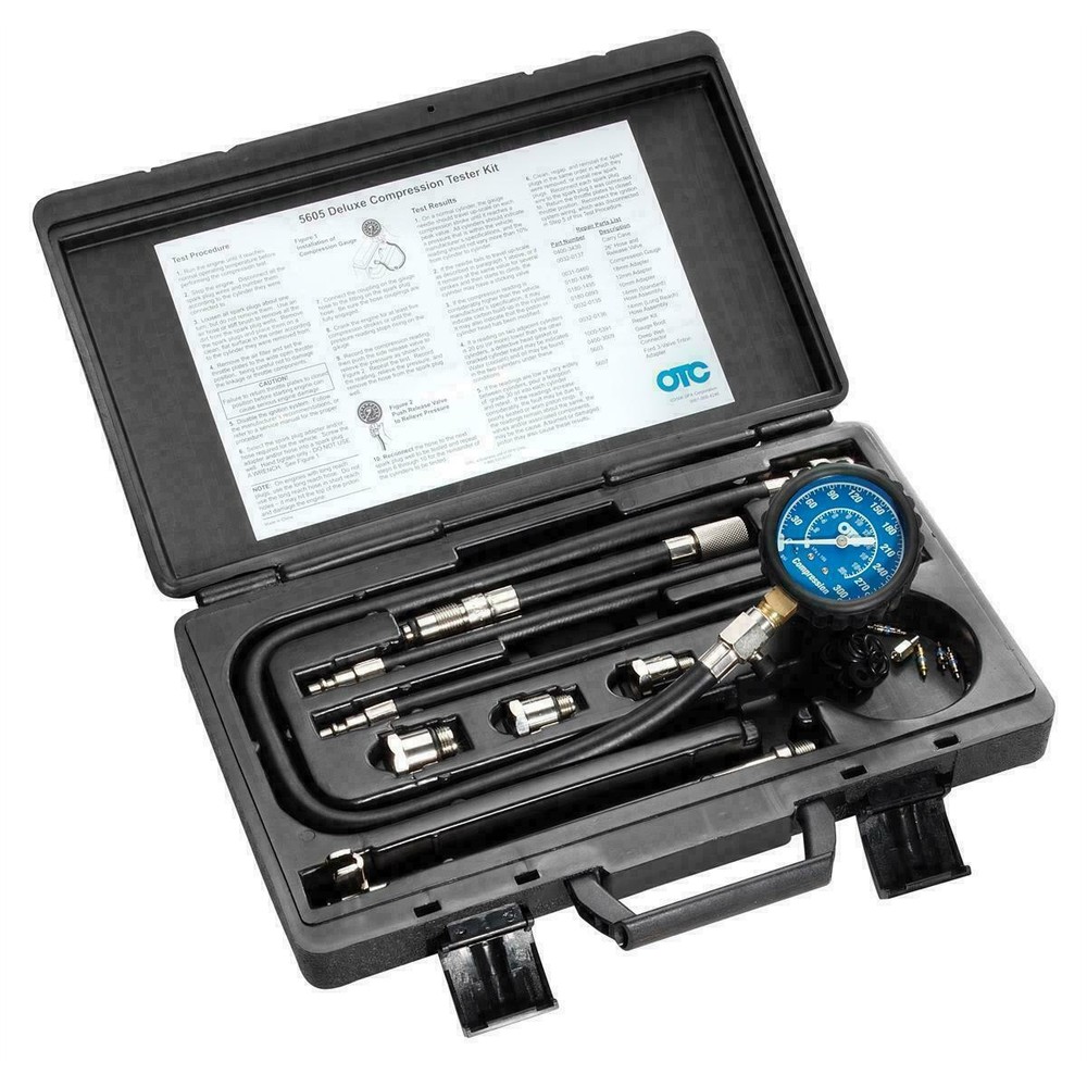 OTC 5605 Deluxe Compression Tester Kit NEW
