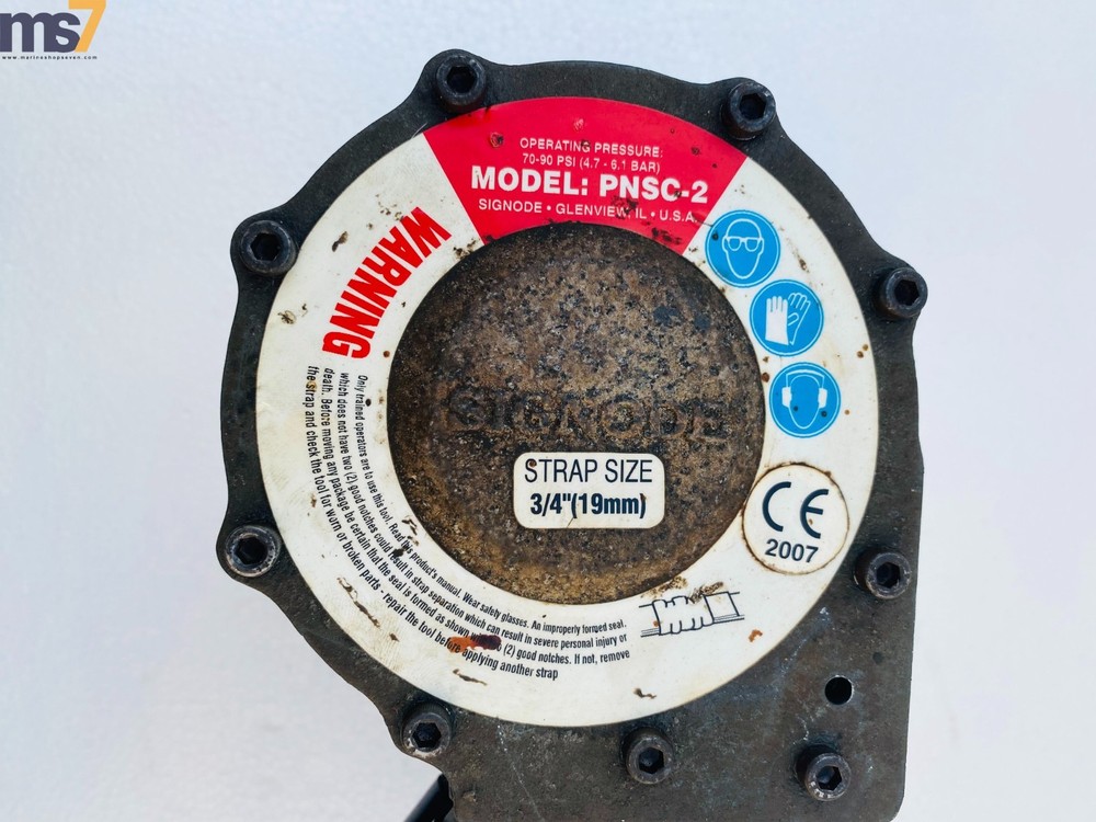 SIGNODE PNSC-2 PNEUMATIC COMBINATION STEEL STRAPPING TOOL ¾"-STRAP SIZE