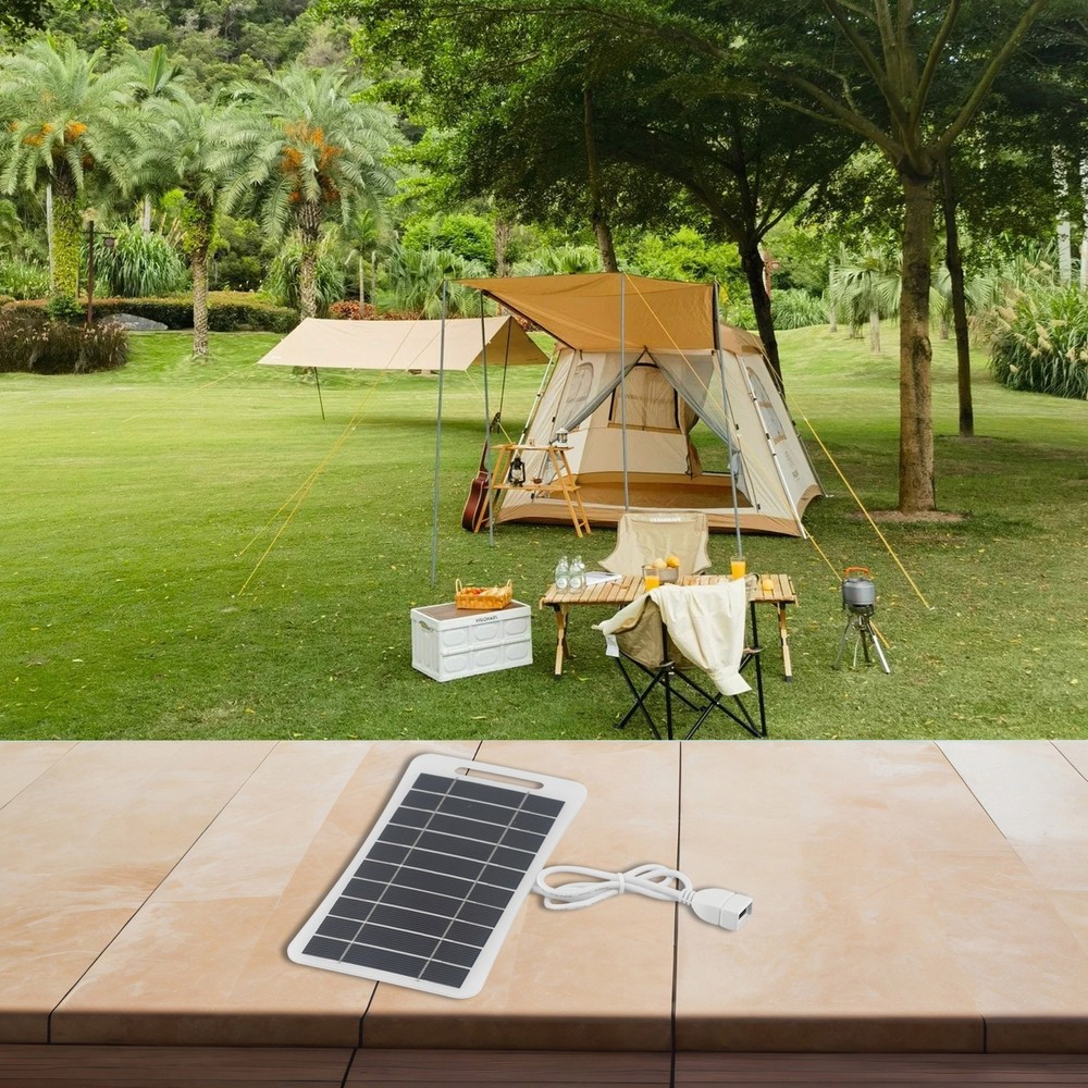 Polysilicon Solar Panel Charger 5W 5V USB Output Small Size Applications
