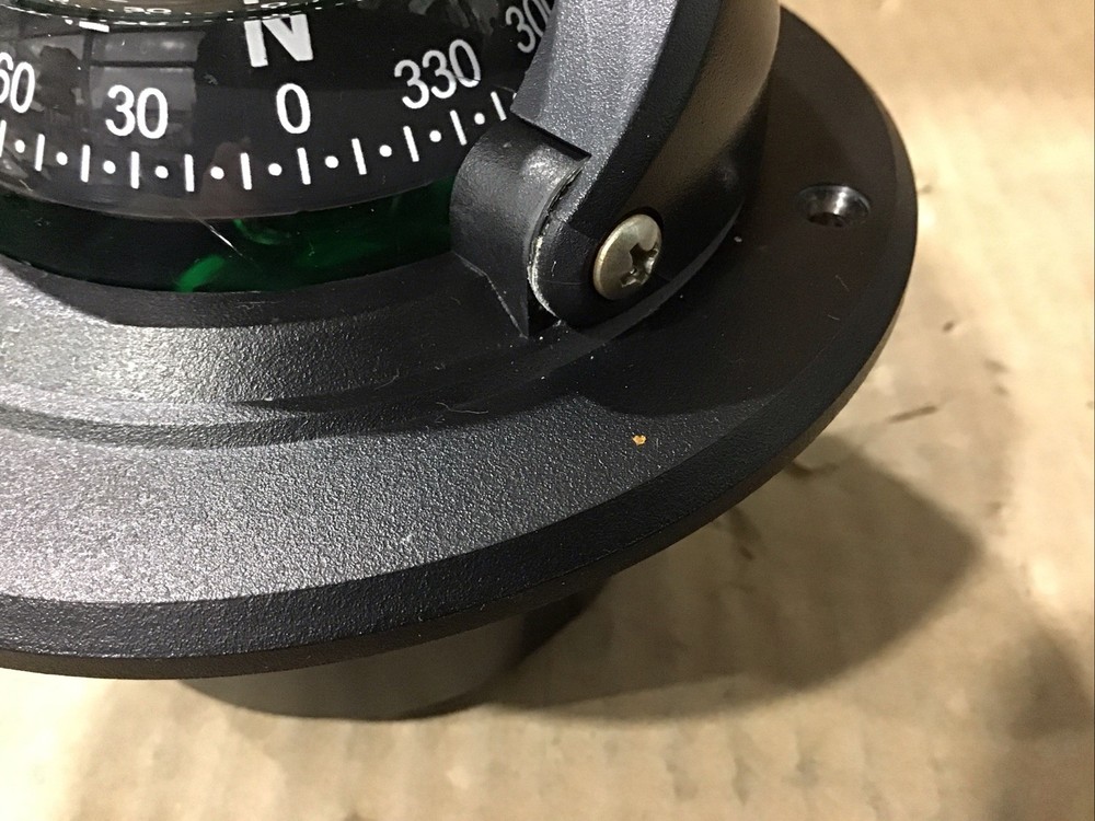 Ritchie Explorer Compass (Flush Mount) Black F-50 ( Open Box / Stains )