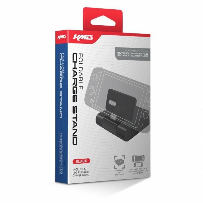 KMD Foldable Charging Dock Stand for Nintendo Switch and Switch Lite Console