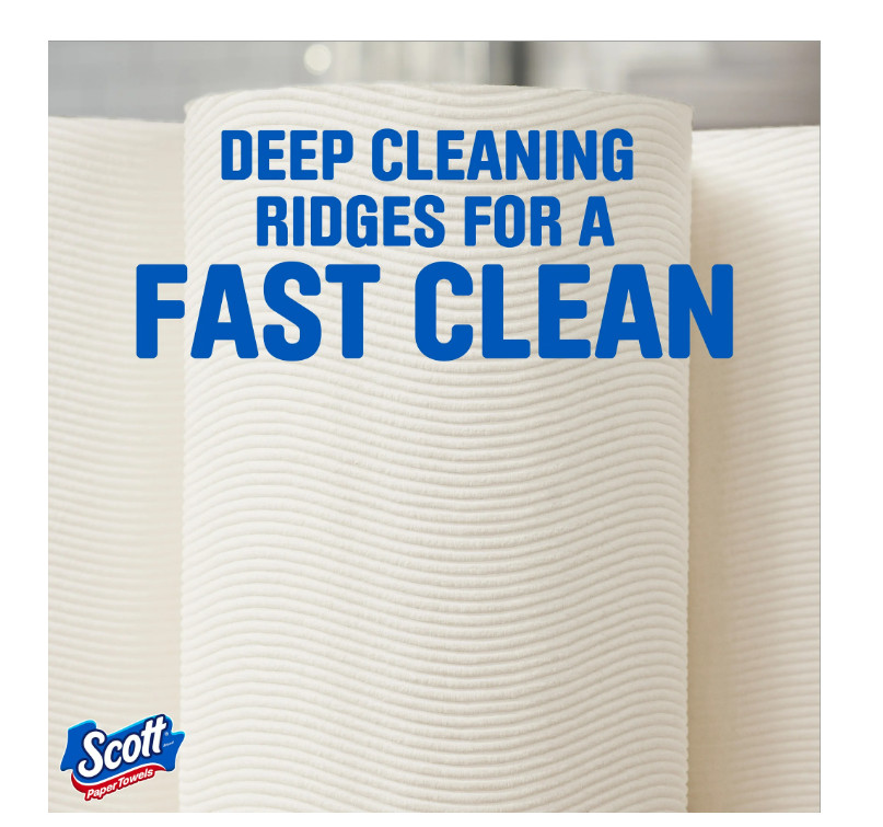 Choose-A-Sheet Paper Towels, 6 Double Rolls Strong & Absorbent
