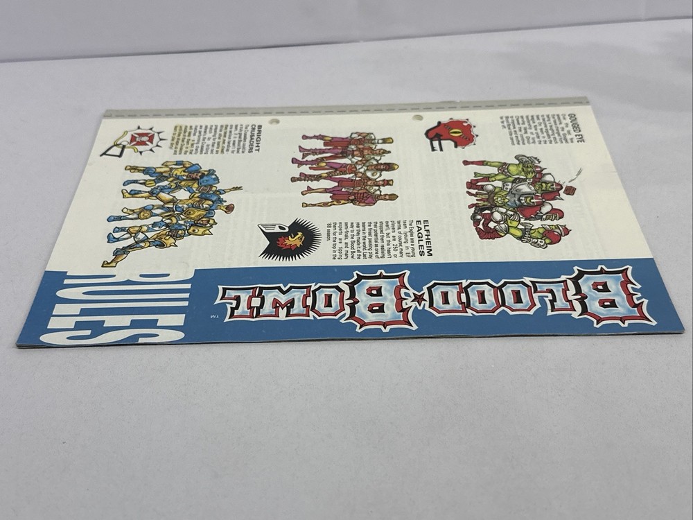Blood Bowl Games Workshop Rules Book
