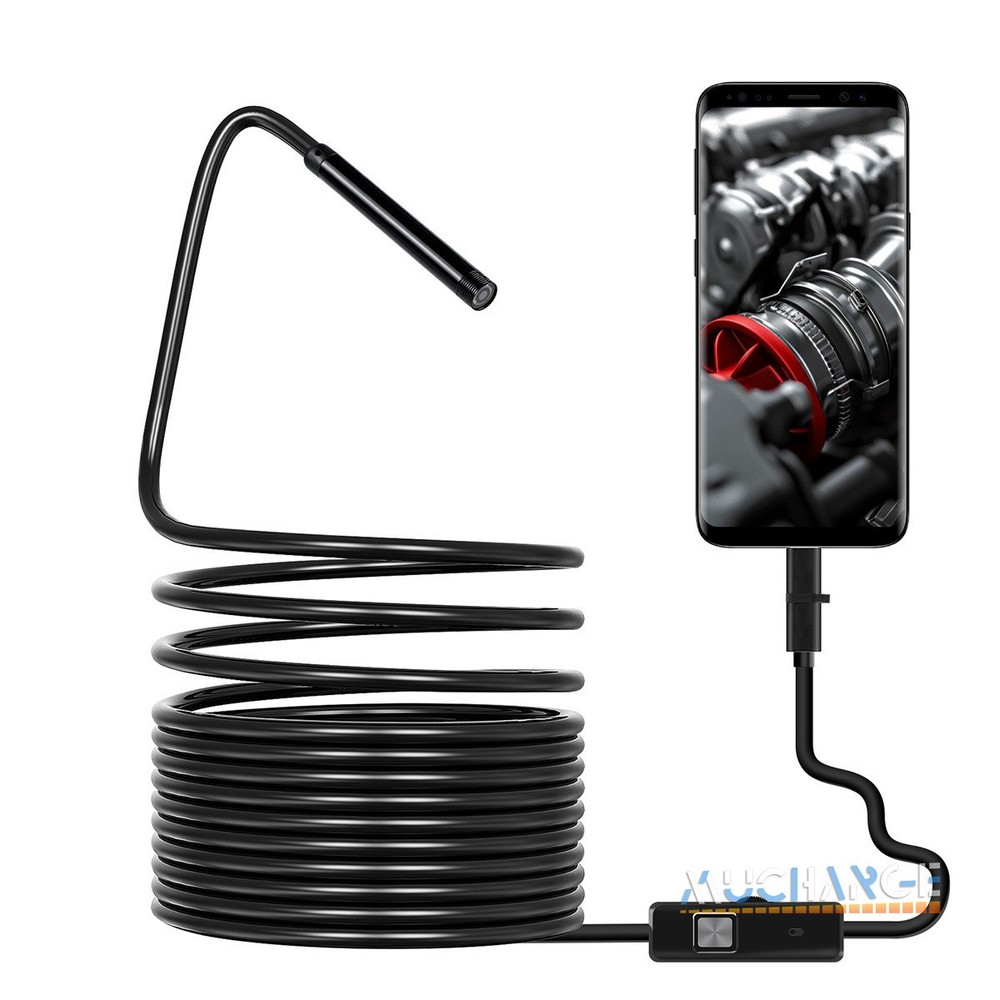 16.4ft Endoscope Camera with Light Inspection Camera Waterproof For Android PC