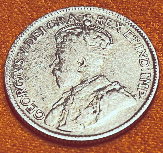 1919 Newfoundland 25 Cents .925 silver