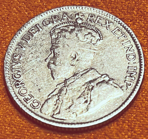 1919 Newfoundland 25 Cents .925 silver