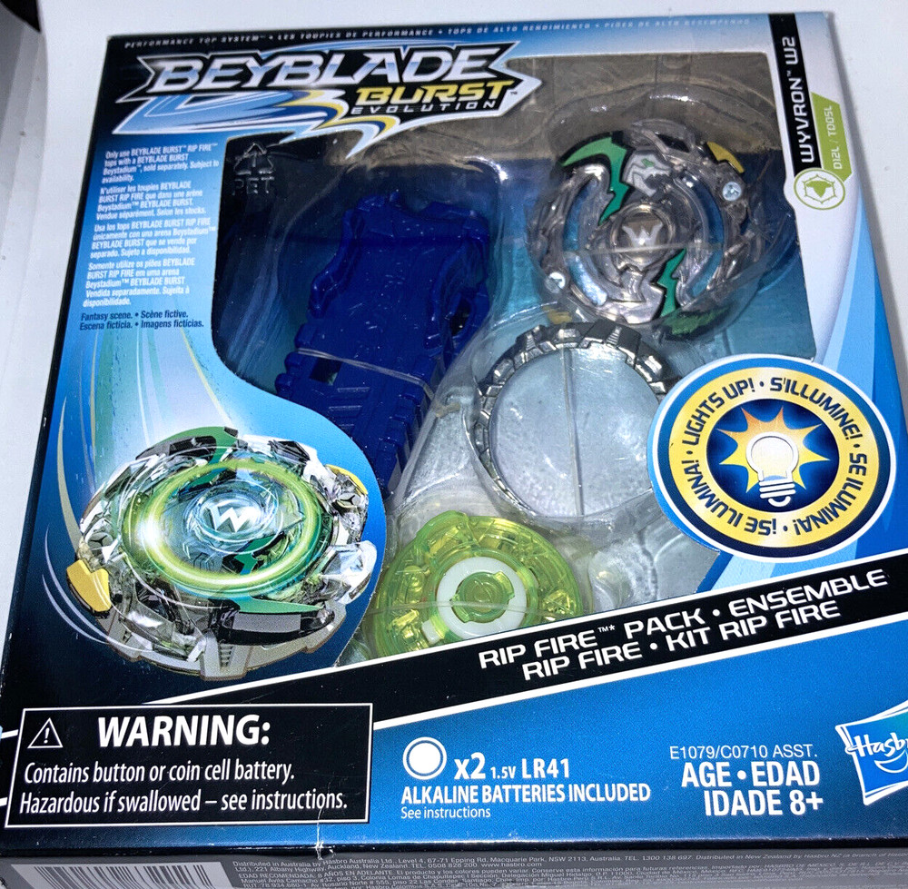Beyblade Burst Evolution Wyvron W2 rip fire ensemble new