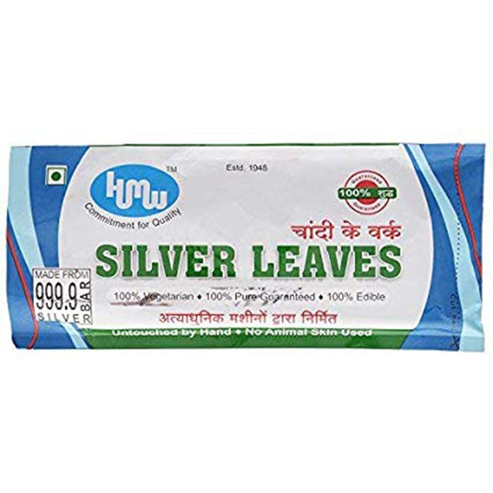 HMW Silver Leaves 15 Sheets (Pack Size: Med)
