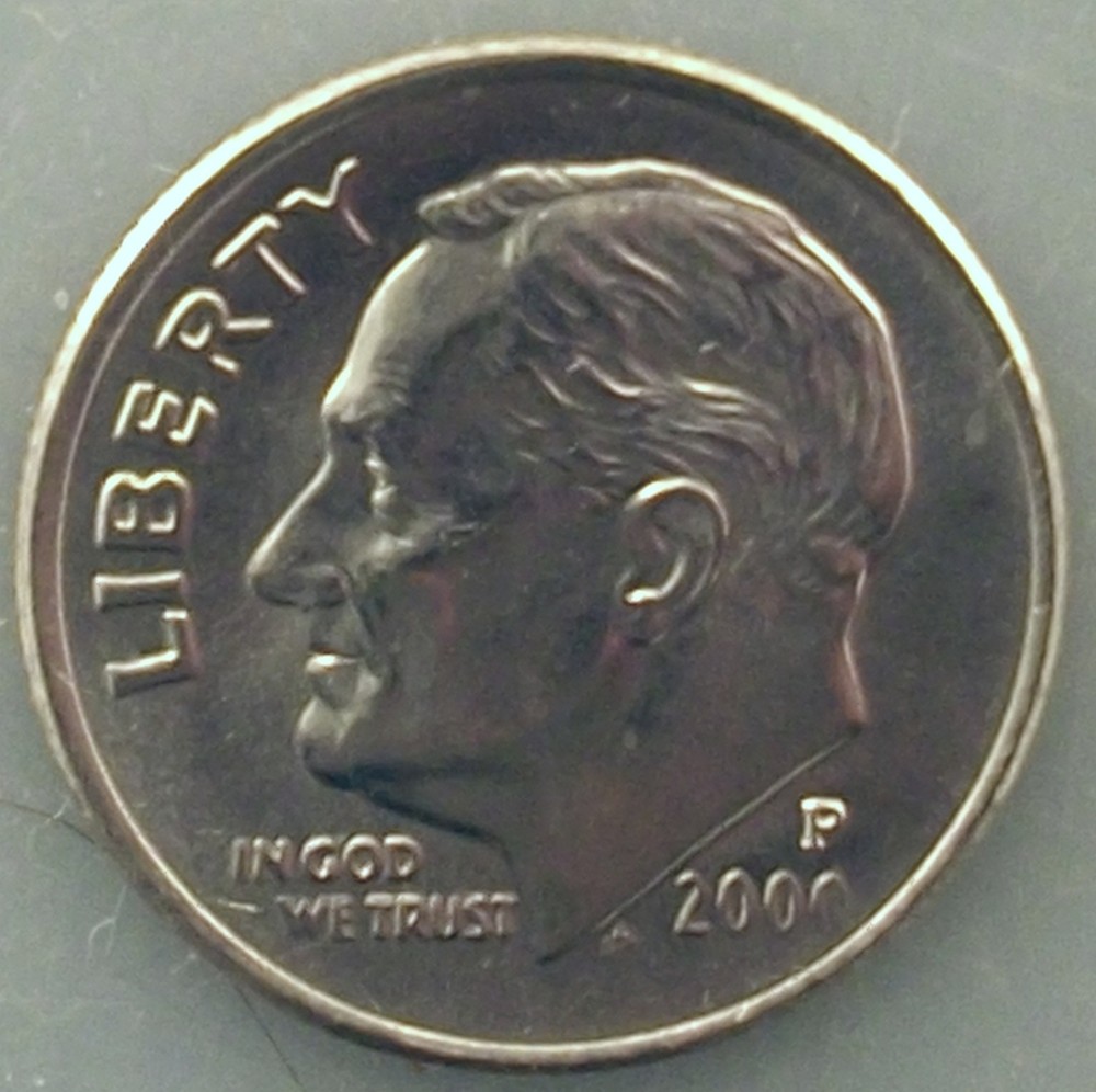 2000 P Roosevelt Dime Uncirculated US Mint
