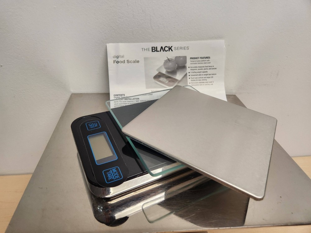 THE BLACK SERIES MERCHSOURCE SMALL DIGITAL FOOD SCALE