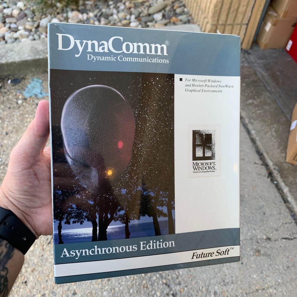 DynaComm Asynchronous Edition Version 3.0 - PC BIG Box Future Soft NEW / SEALED