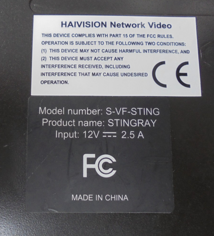 Haivision S-VF-Sting Stingray Network Video