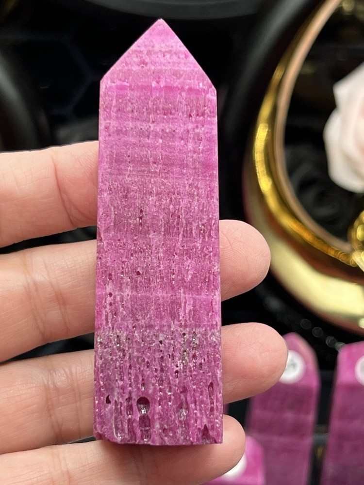 Honeycomb Ruby Uvreactive 4 sided Points Free shipping & Gift