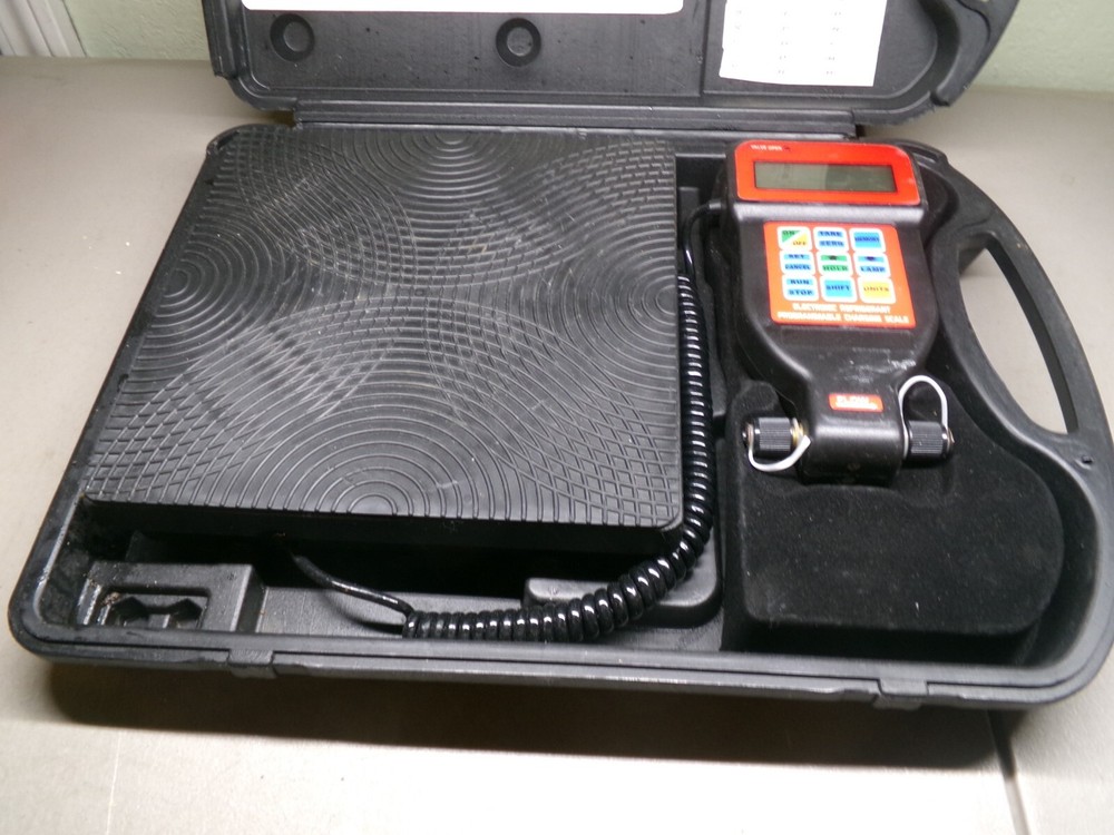 ZORO 5PWF7 PROGRAMMABLE REFRIGERANT SCALE