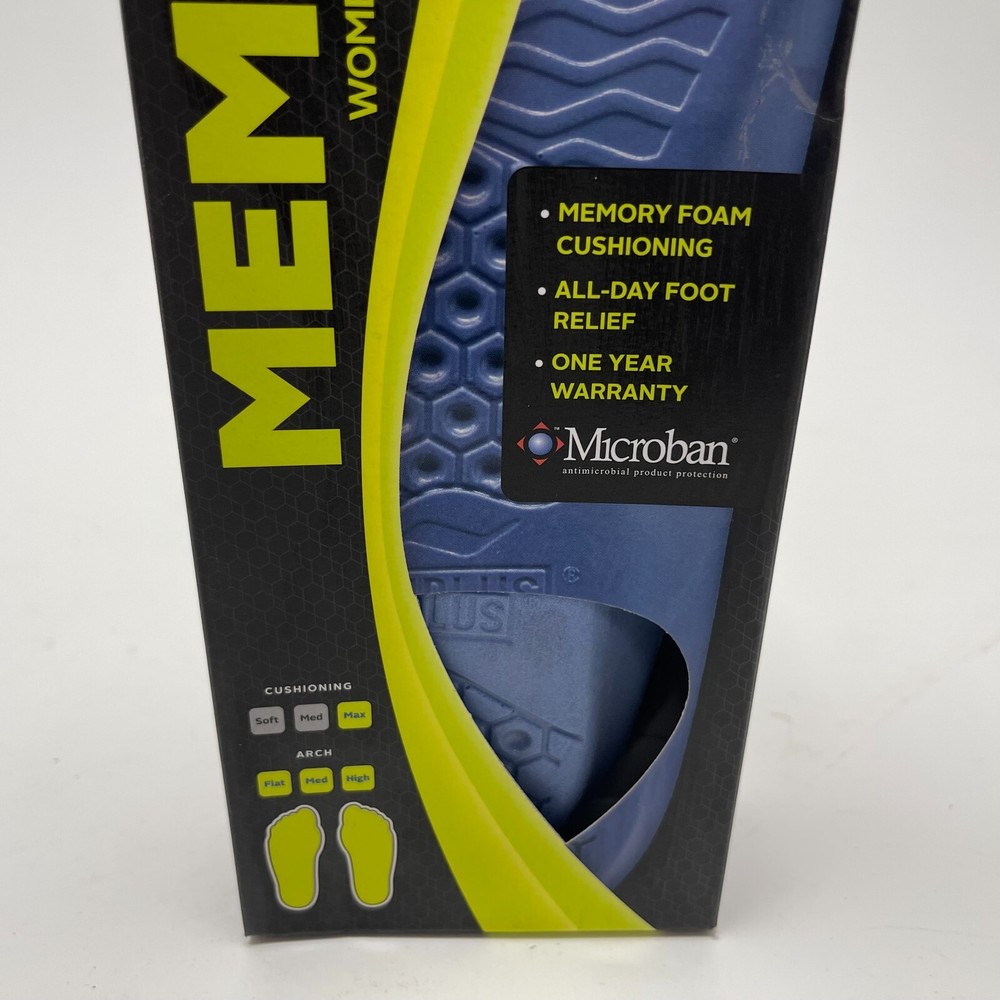 SofSole Memory Insole Moldable Womens size 5-7.5 Arch Support Cushioning