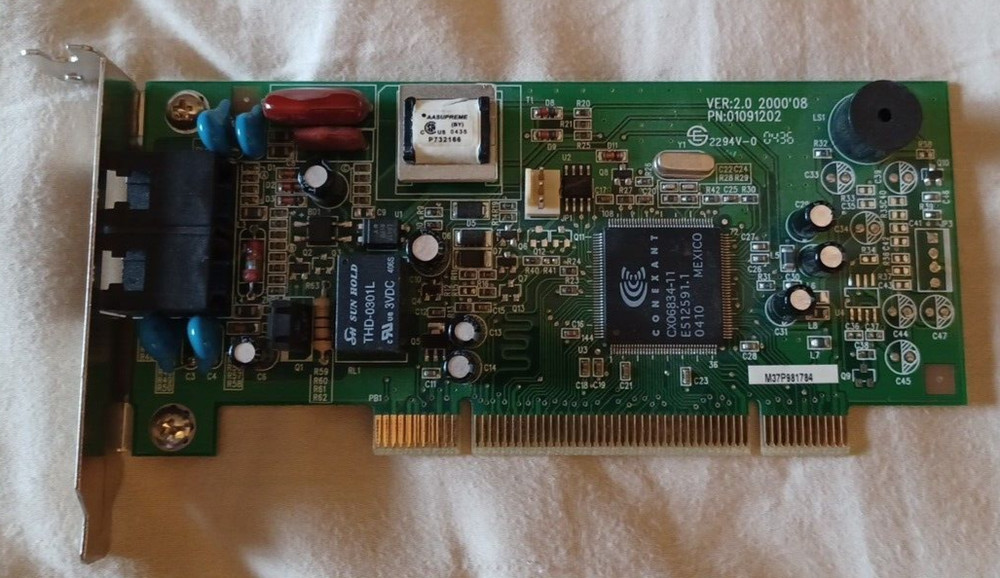 AOPEN ISA Modem Card 01091202 VER:2.0
