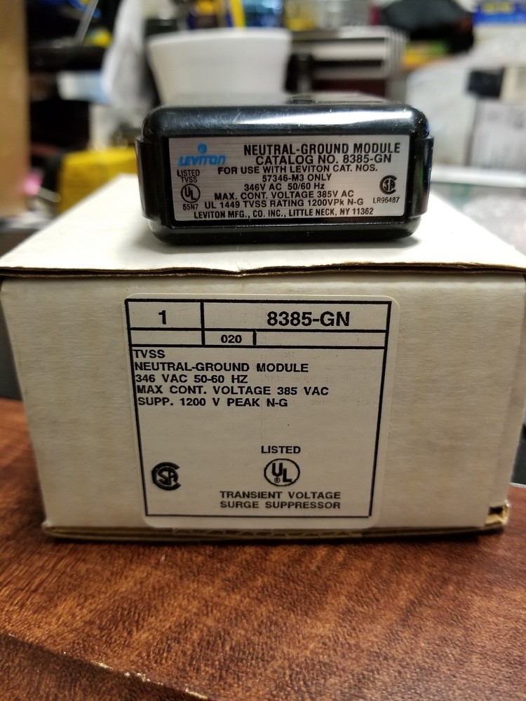 Leviton Neutral-Ground Module 8385-GN NEW