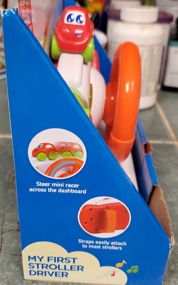 Little Learner My First Stroller Driver Stroller Attachment NIB Unopened