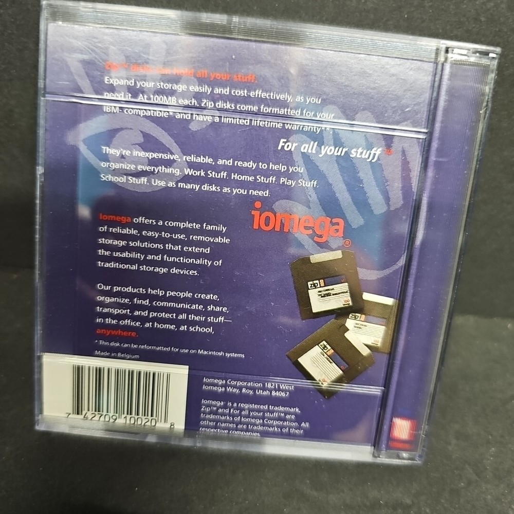 Iomega ZIP 100 disks formatted