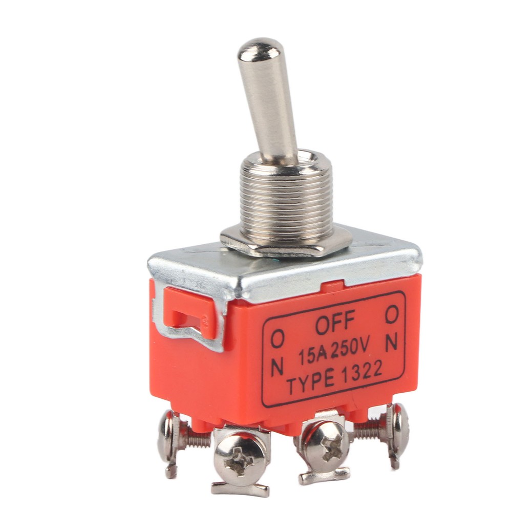 2 Pcs 250V 15A DC Motor Switch 3 Position Forward - Stop - Reverse Toggle Switch