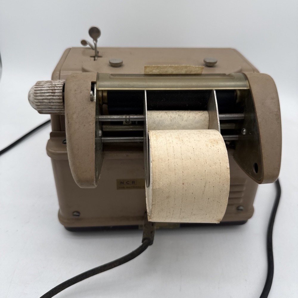 Vintage NCR Adding Machine Untested For Parts Only