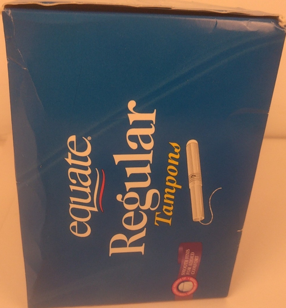 Equate 48 Bonus Pack Regular Tampons - New. (BLDG)