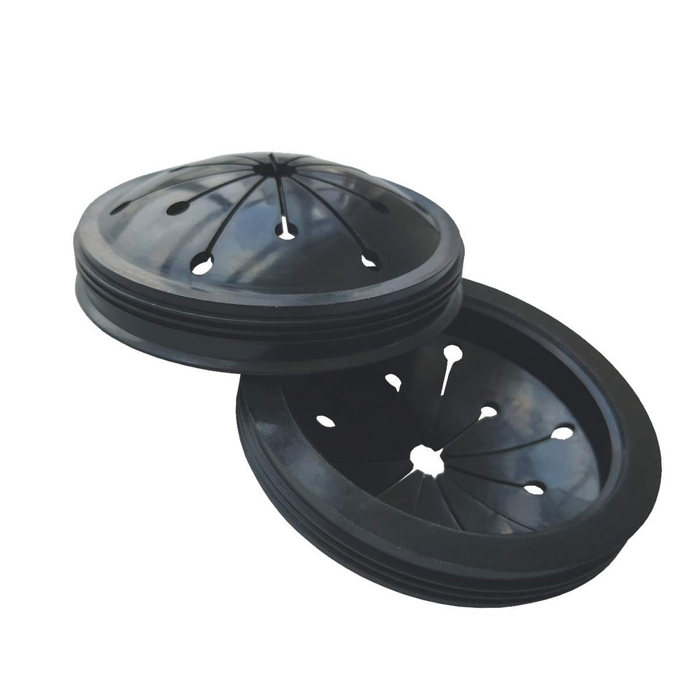 3 Pcs Garbage Disposal Splash Guards Sink Baffle 3, Black