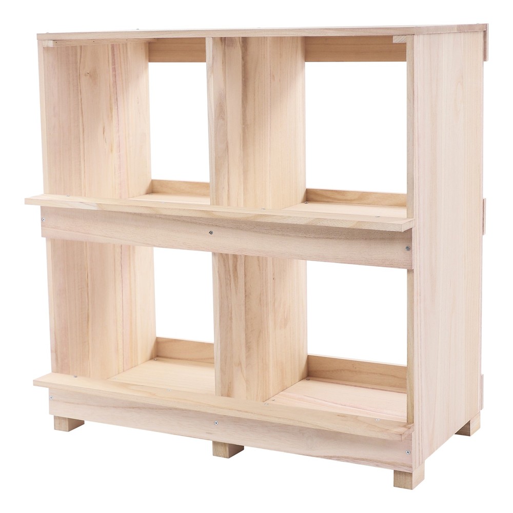 hicken Laying Boxes, 4 Hole Nesting Box for Chickens, 4 Compartment Nesting Box