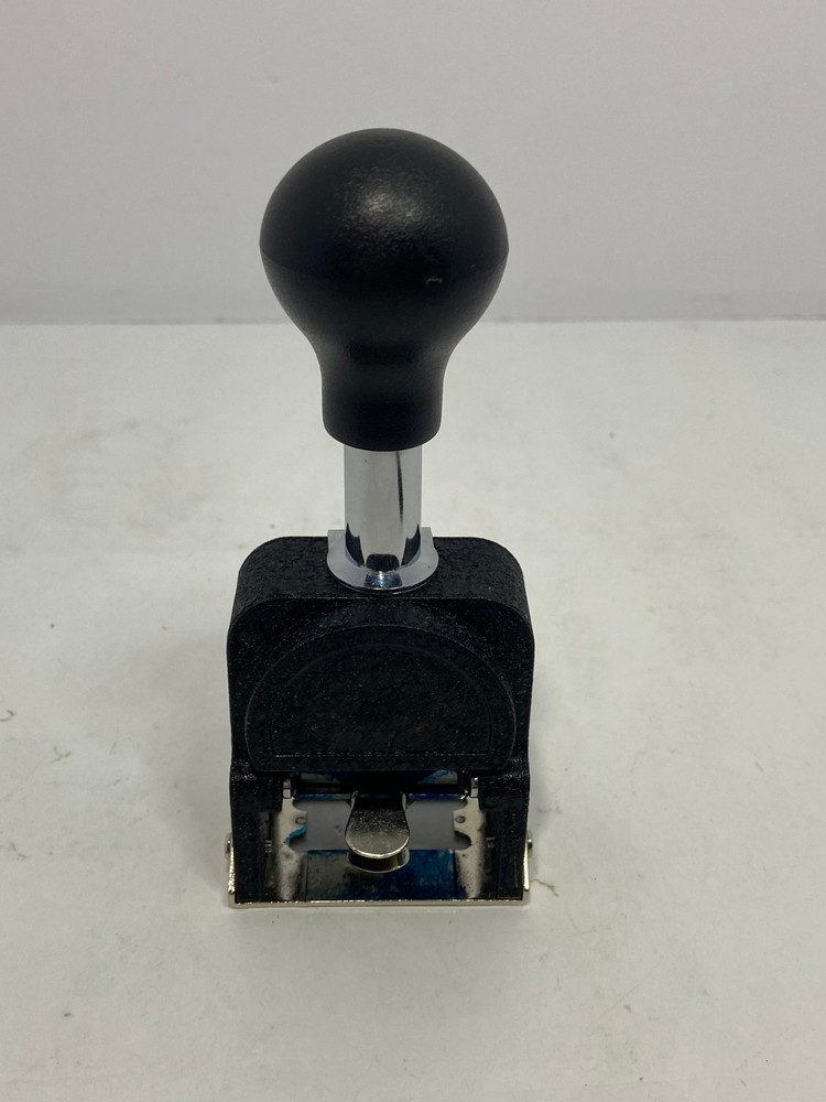 🍉 Vintage Bates Multiple Movement Numbering Machine Stamp 6 Wheels EUC - A3
