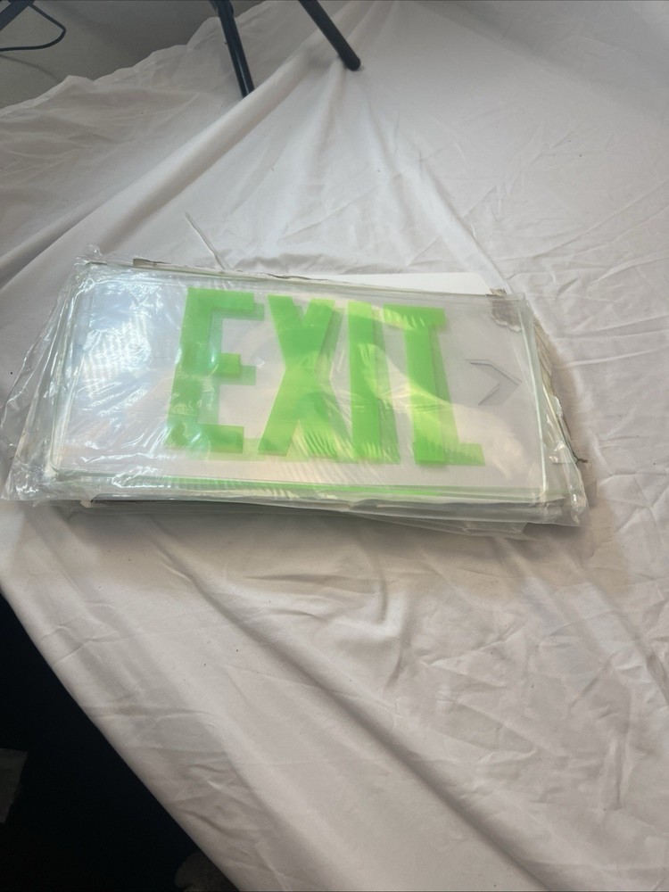 Lot Of 5 Exit Sign, No Hardware!